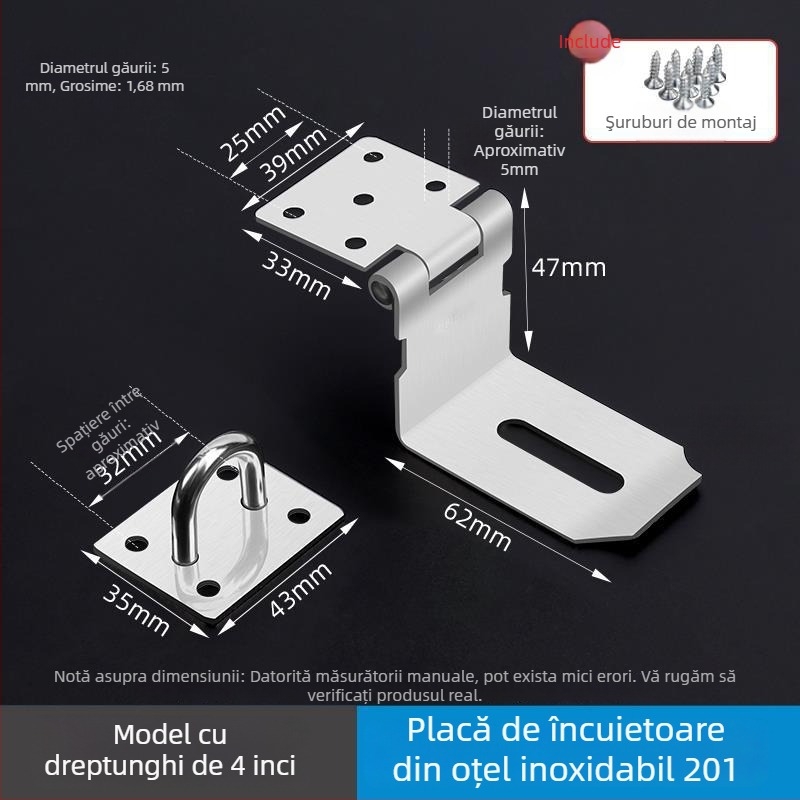 Încuietoare cu bolț pentru uși, dulapuri și sertare – model wj20200120 – stil modern minimalist