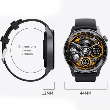 Brățară inteligentă de fitness cu monitorizare a somnului, ritm cardiac, tensiune arterială, saturație de oxigen și numărătoare de pași