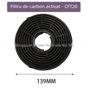 Element filtru de ulei pentru hota de bucătărie – filtru activ cu carbon, montaj încorporat, model Activated carbon filter, greutate 80–175 g, lansare în 2025