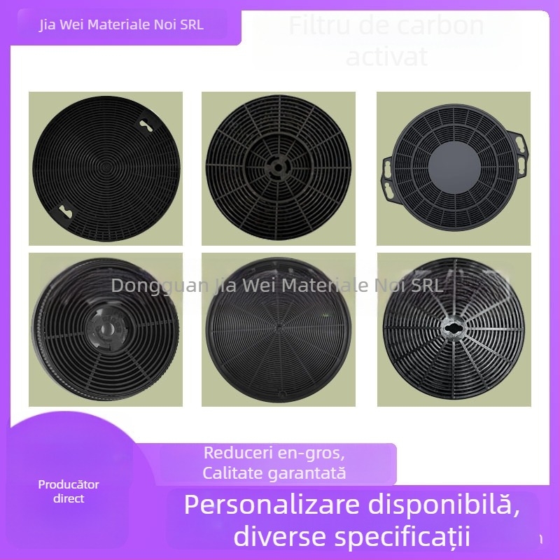 Element filtru de ulei pentru hota de bucătărie – filtru activ cu carbon, montaj încorporat, model Activated carbon filter, greutate 80–175 g, lansare în 2025