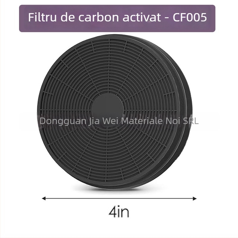 Element filtru de ulei pentru hota de bucătărie – filtru activ cu carbon, montaj încorporat, model Activated carbon filter, greutate 80–175 g, lansare în 2025