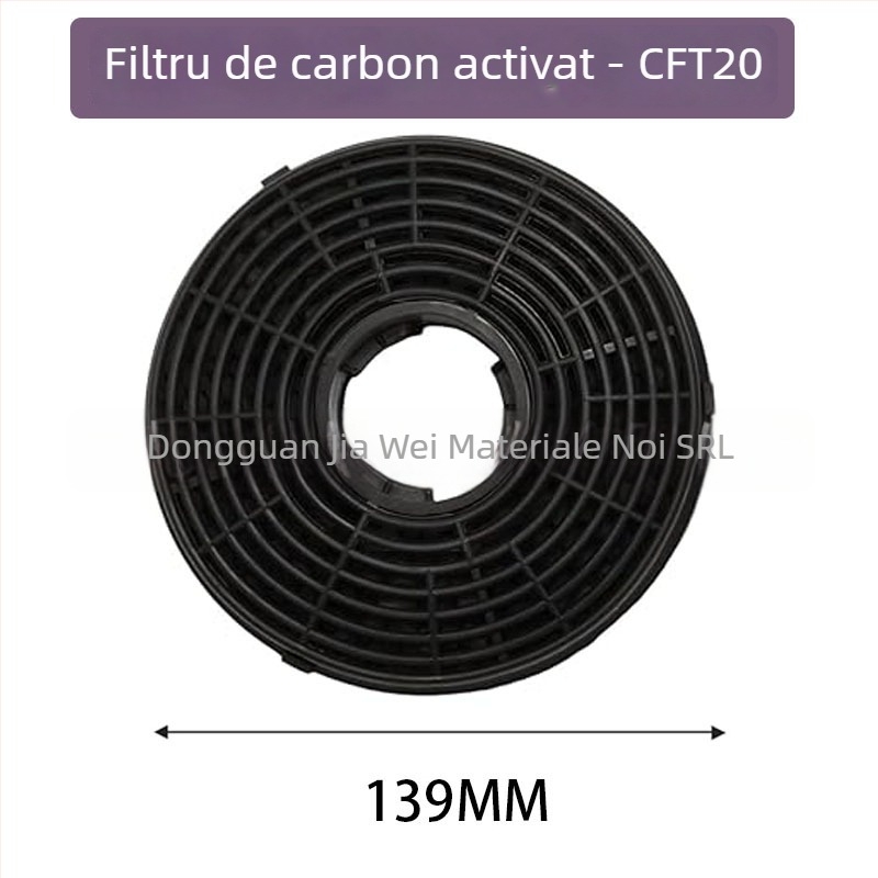 Element filtru de ulei pentru hota de bucătărie – filtru activ cu carbon, montaj încorporat, model Activated carbon filter, greutate 80–175 g, lansare în 2025
