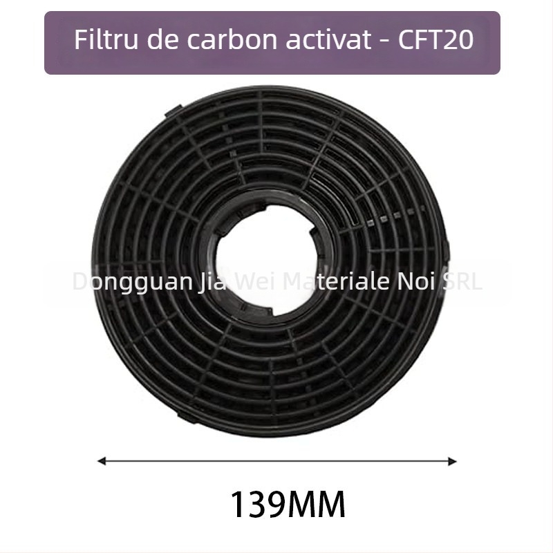Element filtru de ulei pentru hota de bucătărie – filtru activ cu carbon, montaj încorporat, model Activated carbon filter, greutate 80–175 g, lansare în 2025