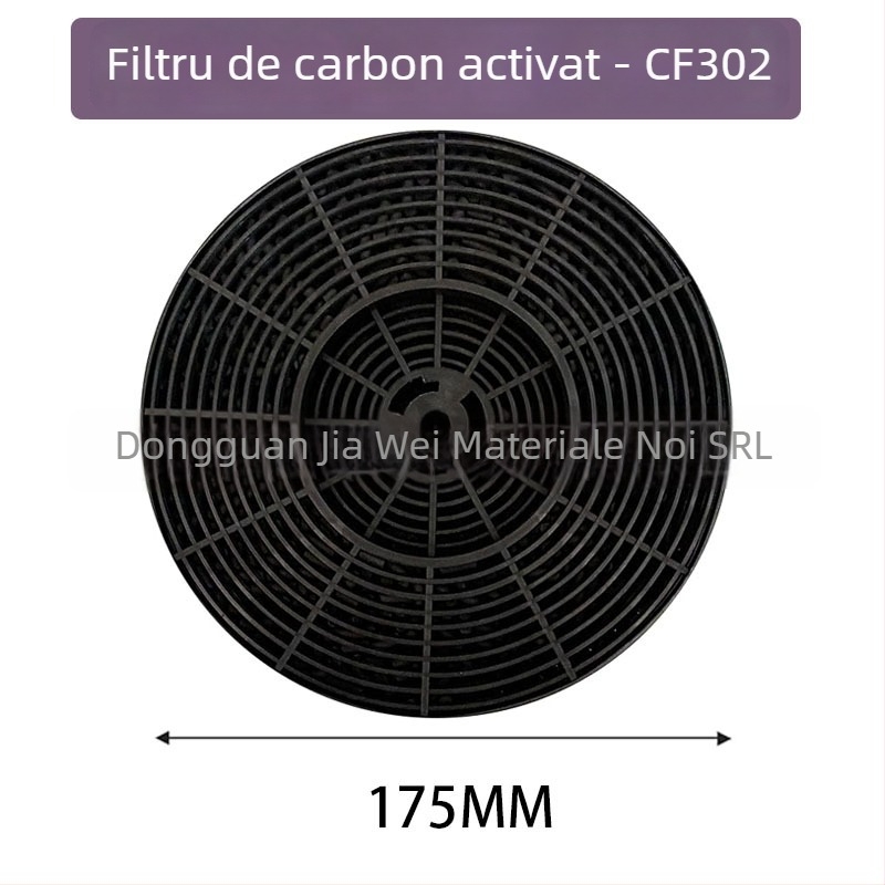 Element filtru de ulei pentru hota de bucătărie – filtru activ cu carbon, montaj încorporat, model Activated carbon filter, greutate 80–175 g, lansare în 2025