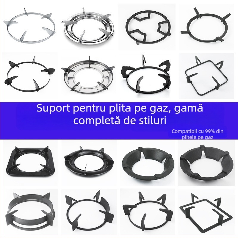 Suport pentru aragaz – design de masă dintr-o bucată, montaj manual, model general, greutate aproximativ 0,4 kg