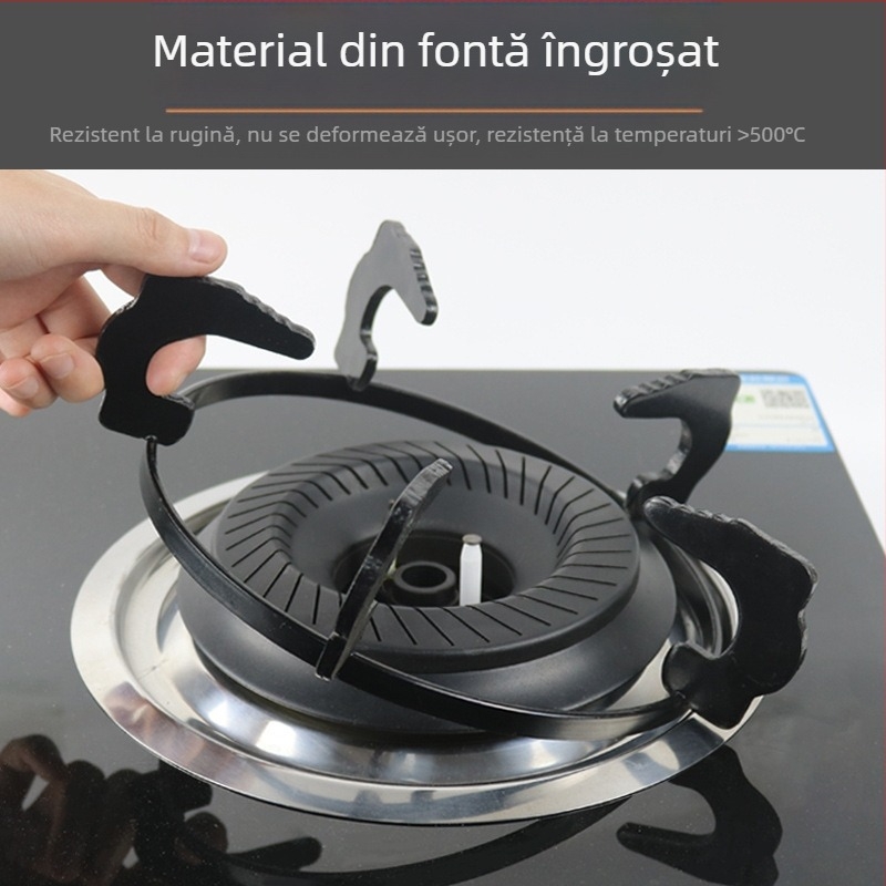Suport pentru aragaz – design de masă dintr-o bucată, montaj manual, model general, greutate aproximativ 0,4 kg