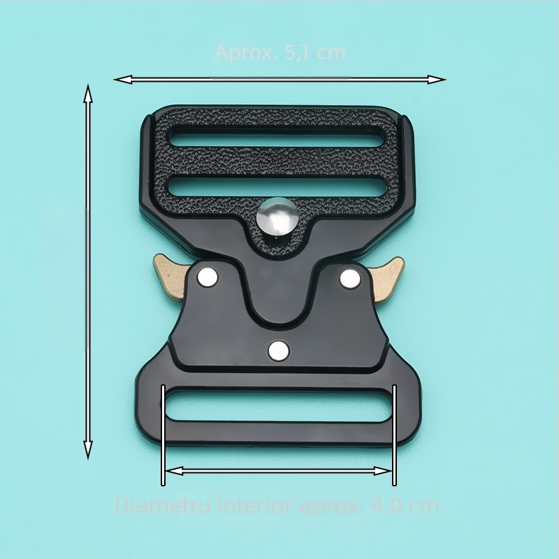 Cataramă de curea pentru genți: Cataramă Cobra din aliaj de zinc, stil stradal, lansare primăvara 2025