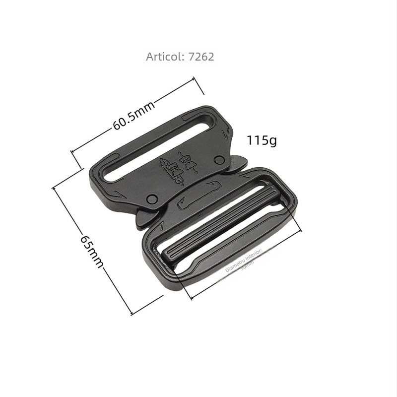 Cataramă tactică pentru curea, aliaj de zinc, cataramă din aliaj, rezistentă la tracțiune, accesorii pentru bagaje