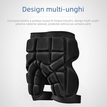 Feiyali Protecție pentru șolduri și genunchi pentru copii la schi – bază din spandex pentru sporturi de iarnă