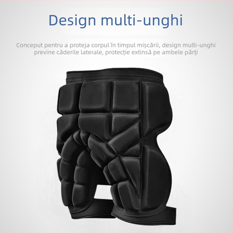 Feiyali Protecție pentru șolduri și genunchi pentru copii la schi – bază din spandex pentru sporturi de iarnă