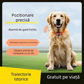 Localizator pentru animale BC01 IP66 impermeabil, precizie GPS 5 m, alarmă de perimetru, autonomie baterie 168 h