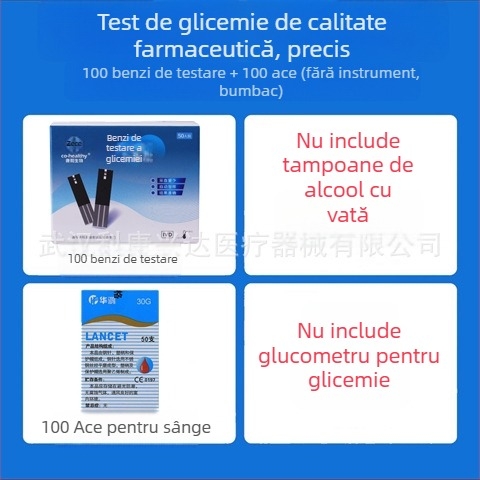 Teste de glicemie KH-100 pentru uz casnic — glucometru KH-100 Kanghe, adulți, garanție națională, standard medical Zhejiang Machinery Injection 20162220827