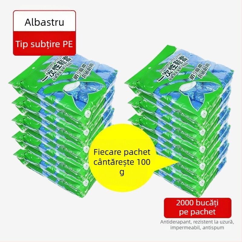 Capace pentru pantofi - Brand Unique, impermeabile, din PE plastic