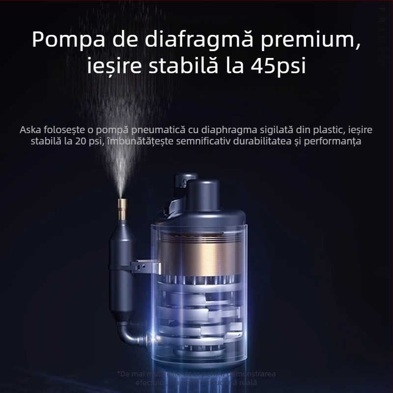Pistol de pulverizare electric multifuncțional pentru vopsele acrilice, vopsire modele și artă pentru unghii — asoyoga, seria Pistol de pulverizare multifuncțional