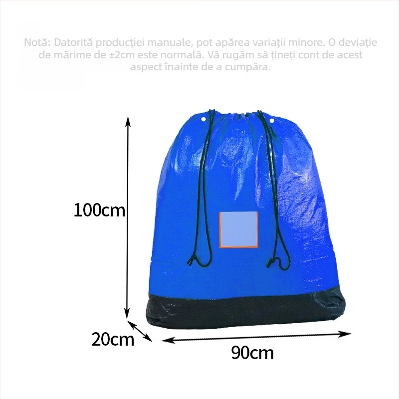 Geantă-container pentru logistică, impermeabilă, țesătură PE, grosime 160/180, etanșare automată