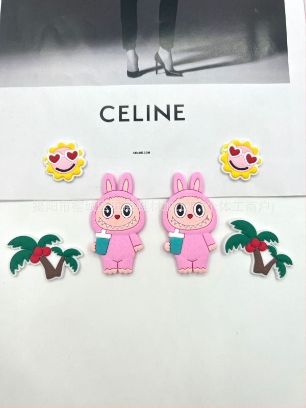 Cataramă de pantofi – stil Cartoon Labubu și Cartoon Paradise, accesoriu detașabil pentru toate anotimpurile