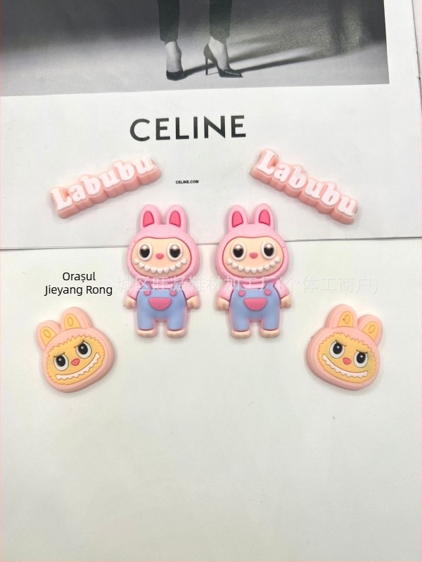 Cataramă de pantofi – stil Cartoon Labubu și Cartoon Paradise, accesoriu detașabil pentru toate anotimpurile