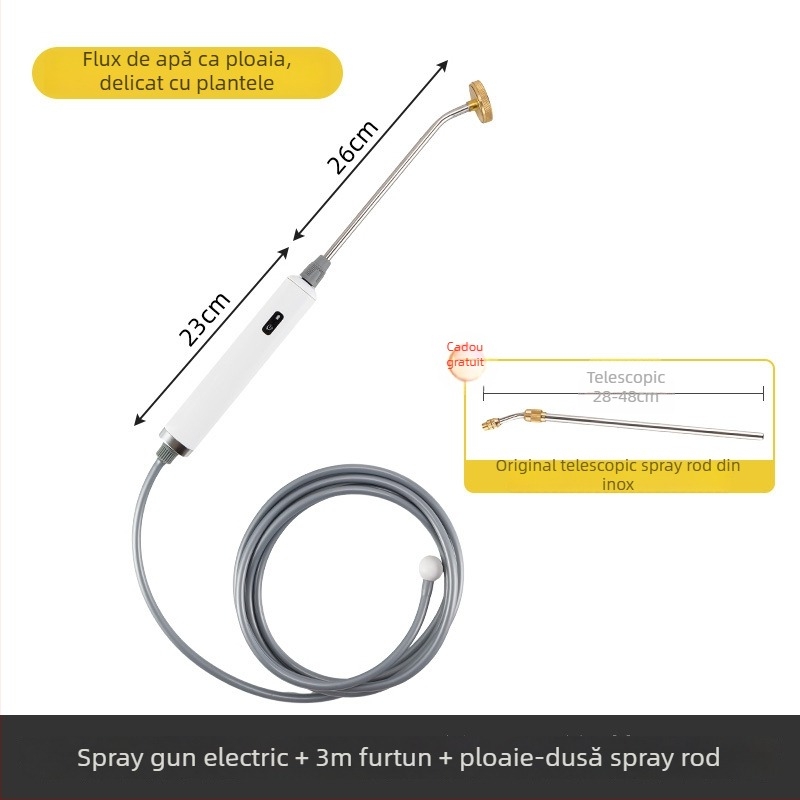 Pistol de pulverizare electric pentru udare – duză atomizatoare, 25V, cod produs Ltao720322072972