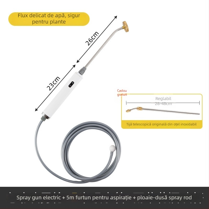 Pistol de pulverizare electric pentru udare – duză atomizatoare, 25V, cod produs Ltao720322072972