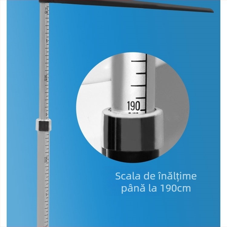 Cântar de înălțime și greutate – dispozitiv all-in-one pentru adulți și copii, potrivit pentru grădiniță și uz farmaceutic