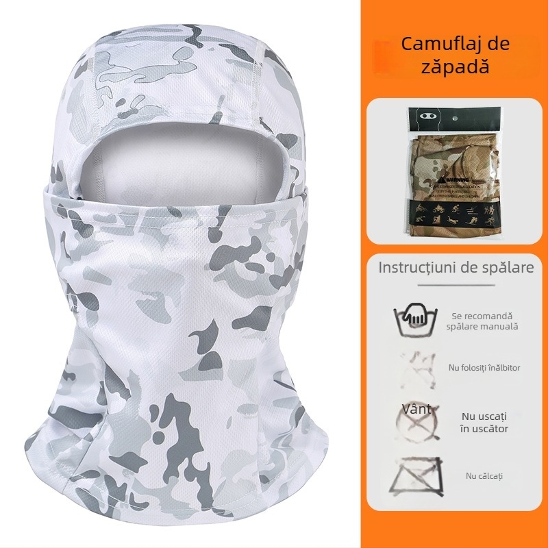 Mască pentru ciclism, protecție împotriva vântului și nisipului, guler multifuncțional din poliester, unisex