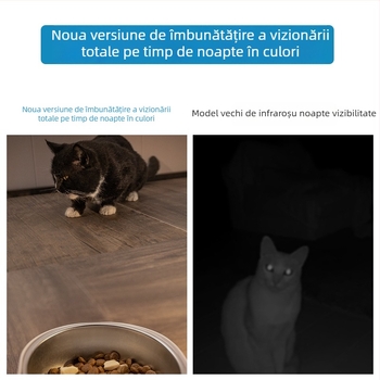 Hrănitoare inteligentă automată pentru animale de companie cu dozare programată, video și control vocal la distanță pentru pisici și câini