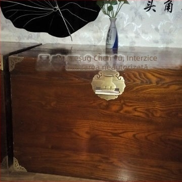 Cuier din alamă Xiangyun pentru cutii din lemn, stil retro, finisaj lustruit și îmbătrânit