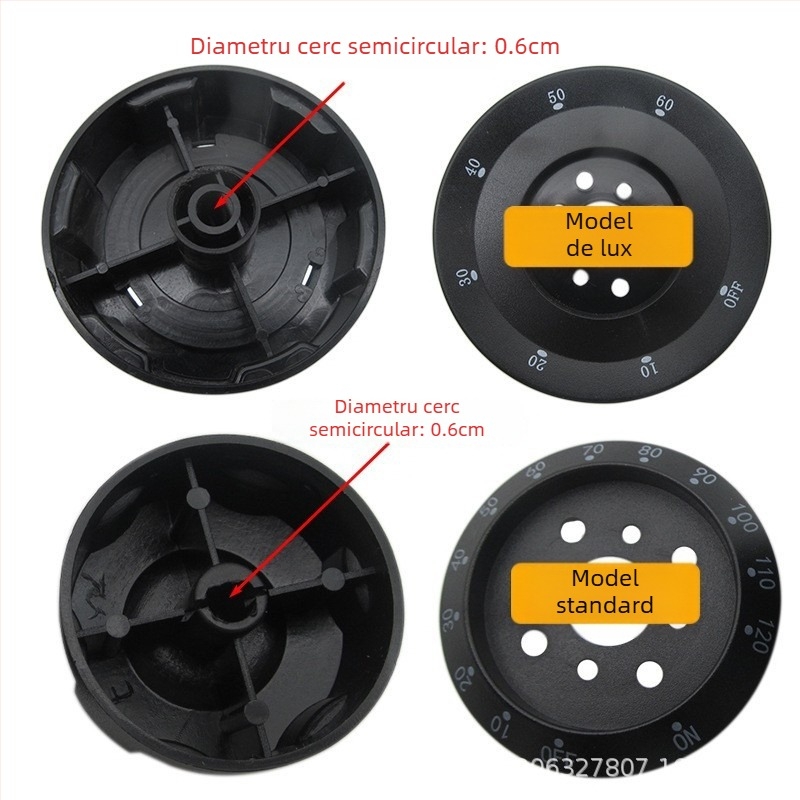 Buton de temporizare pentru dulap dezinfectare — universal pentru aparate electrice de gătit, setări 30/60/90/120 minute, întrerupător de avertizare