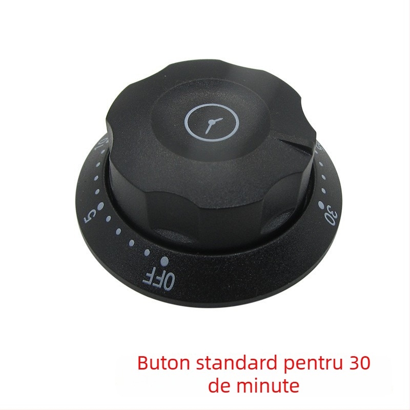 Buton de temporizare pentru dulap dezinfectare — universal pentru aparate electrice de gătit, setări 30/60/90/120 minute, întrerupător de avertizare