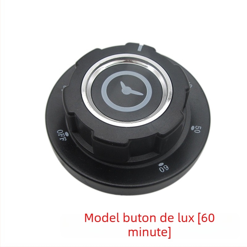 Buton de temporizare pentru dulap dezinfectare — universal pentru aparate electrice de gătit, setări 30/60/90/120 minute, întrerupător de avertizare