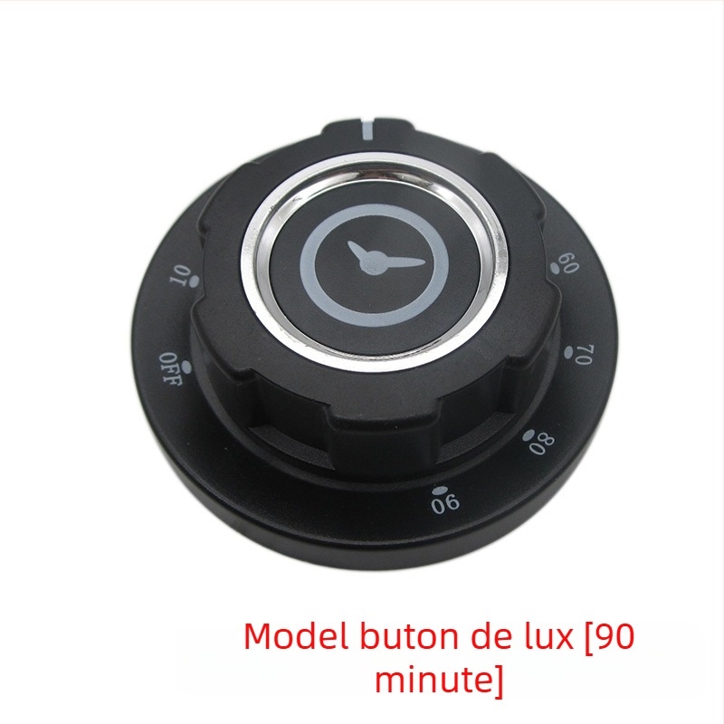 Buton de temporizare pentru dulap dezinfectare — universal pentru aparate electrice de gătit, setări 30/60/90/120 minute, întrerupător de avertizare