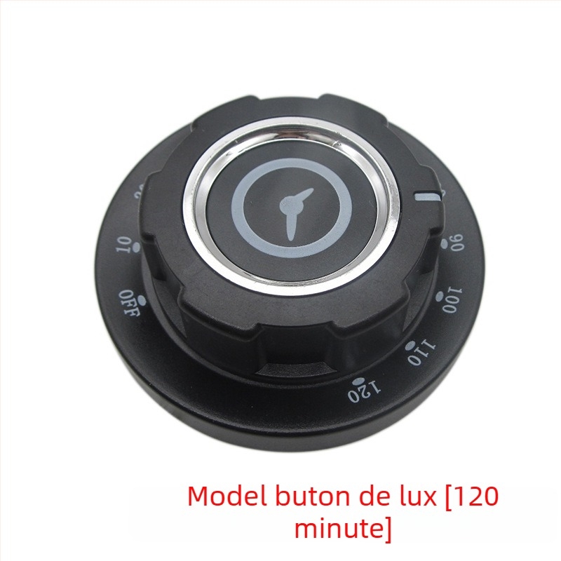 Buton de temporizare pentru dulap dezinfectare — universal pentru aparate electrice de gătit, setări 30/60/90/120 minute, întrerupător de avertizare