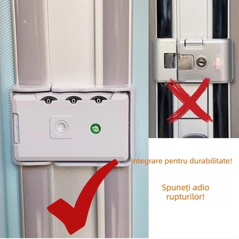 Accesoriu pentru încuietoare de bagaje, ABS material, lansare primăvara 2025, stil urban minimalist, funcție: altă