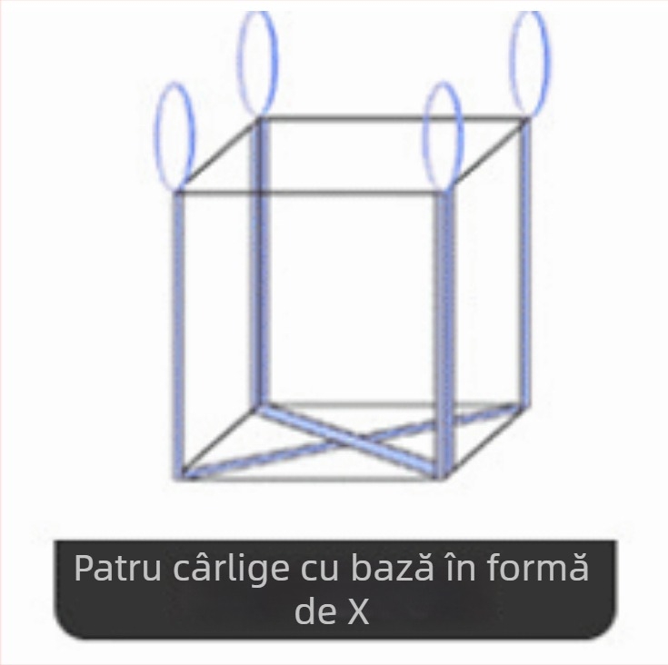 Sac ton din polipropilen, rezistent la uzură, întărit cu curele groase, pentru ambalare de transport; imprimare logo; încărcare 1–2 t; brand Sincerity