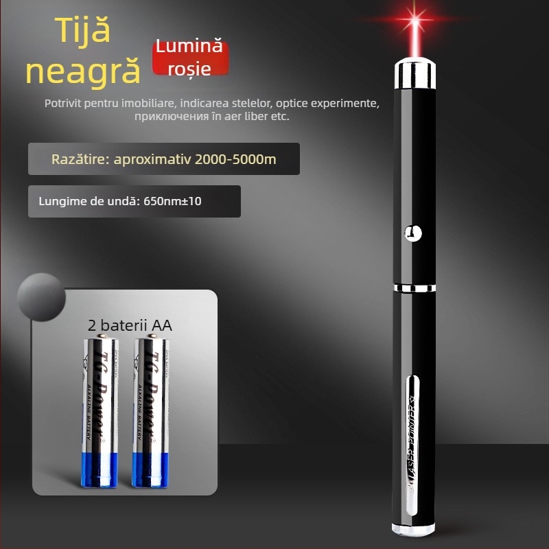 Indicator laser cu putere mare și lanternă – rază lungă, încărcare IR