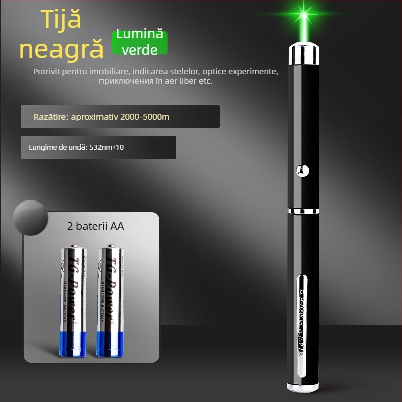 Indicator laser cu putere mare și lanternă – rază lungă, încărcare IR