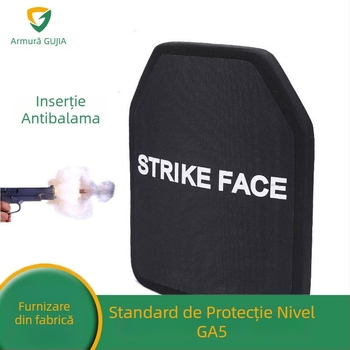 Inserție de protecție pentru piept – ceramică, NIJ III/IV, Materiale: PE, alumina, SiC; Greutate: 2500 g