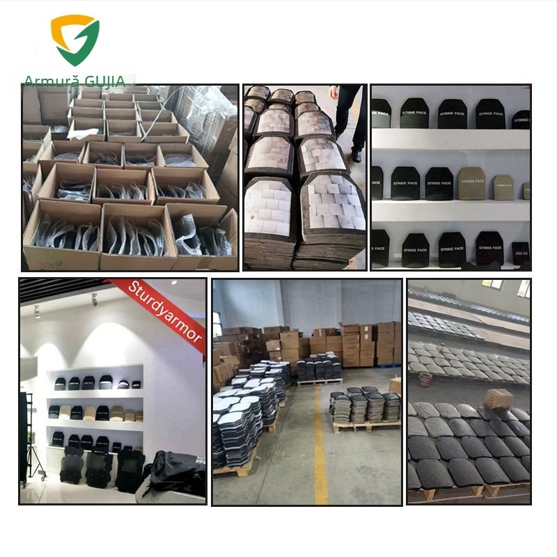 Inserție de protecție pentru piept – ceramică, NIJ III/IV, Materiale: PE, alumina, SiC; Greutate: 2500 g