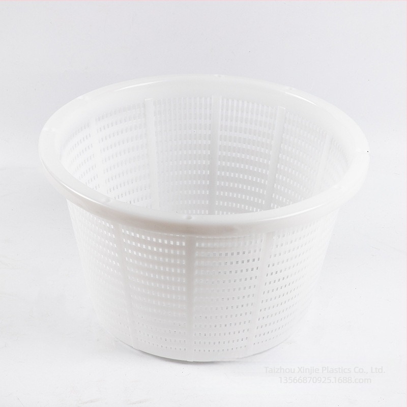 Coș circular din plastic HDPE, material virgin, rezistent la apă și umezeală, turnat prin injecție, sarcină 50