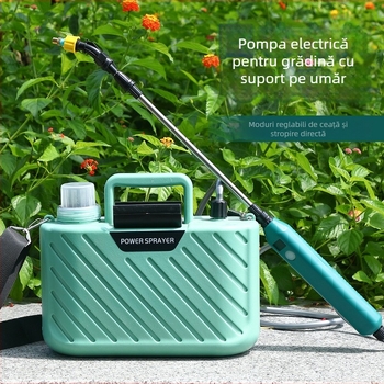Pulverizator electric cu duză de atomizare, corp din plastic – Krish, pentru peisagistică, grădinărit la domiciliu și utilizări agricole