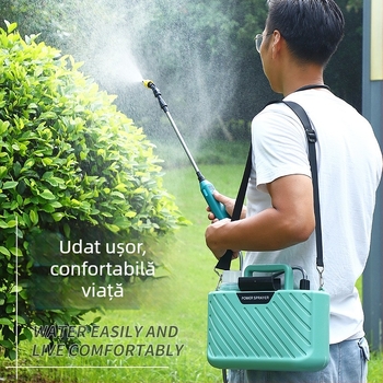 Pulverizator electric cu duză de atomizare, corp din plastic – Krish, pentru peisagistică, grădinărit la domiciliu și utilizări agricole