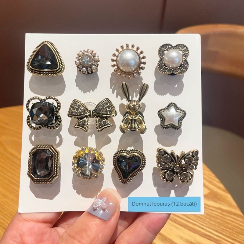 Xingpeng Shoe Flower pantofi pentru sandale și papuci, model Shoe Flower, stil cartoon drăguț, versatil, retro literar, brand Xingpeng, potrivit pentru toate anotimpurile