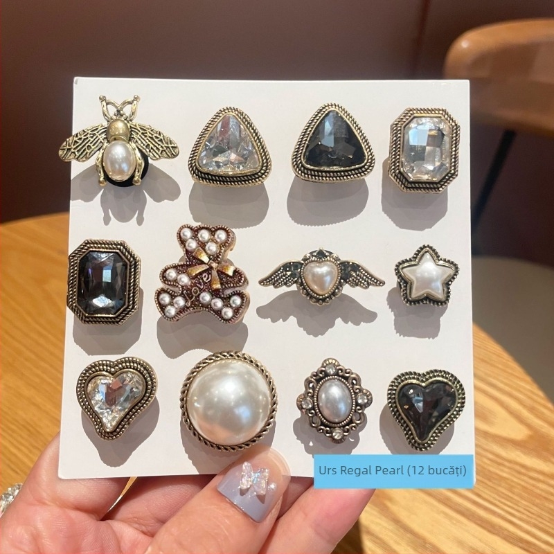 Xingpeng Shoe Flower pantofi pentru sandale și papuci, model Shoe Flower, stil cartoon drăguț, versatil, retro literar, brand Xingpeng, potrivit pentru toate anotimpurile