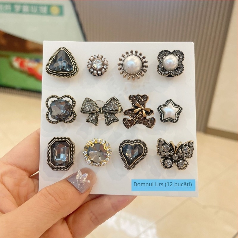 Xingpeng Shoe Flower pantofi pentru sandale și papuci, model Shoe Flower, stil cartoon drăguț, versatil, retro literar, brand Xingpeng, potrivit pentru toate anotimpurile