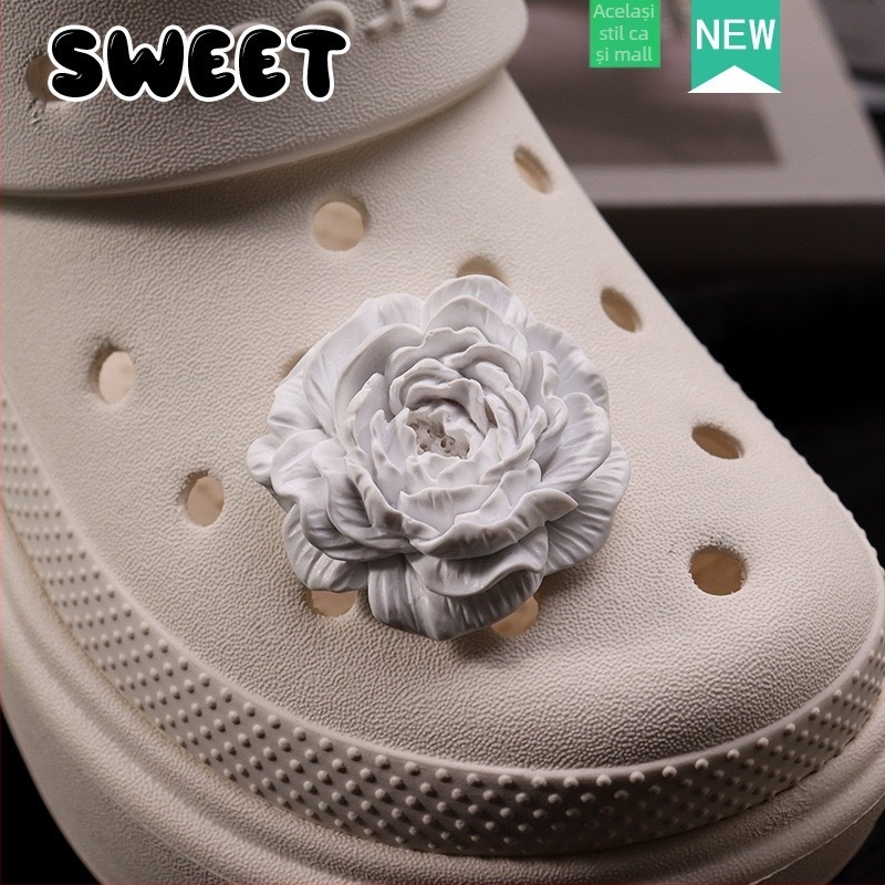 Decorațiune cataramă pentru saboți – stil retro, model: cataramă pentru pantofi; potrivită pentru tipul de încălțăminte 6088878; sezoane: vară, primăvară, toamnă