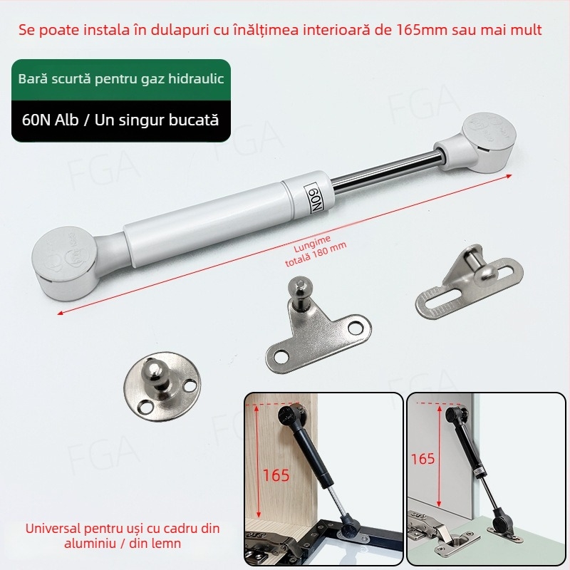 Dulap TV montat pe perete cu uși din sticlă, cadru din aluminiu subțire și ușă inferioară basculantă cu gaz.