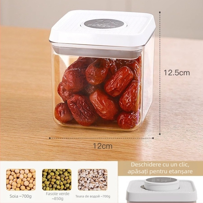 Cutie de depozitare PP Good Helper, formă ovală, 301-500 ml