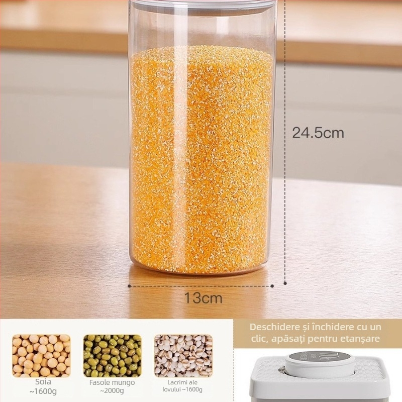 Cutie de depozitare PP Good Helper, formă ovală, 301-500 ml