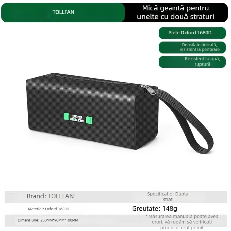 Volvan Geantă de unelte portabilă, Geantă pentru electrician, Kit hardware universal