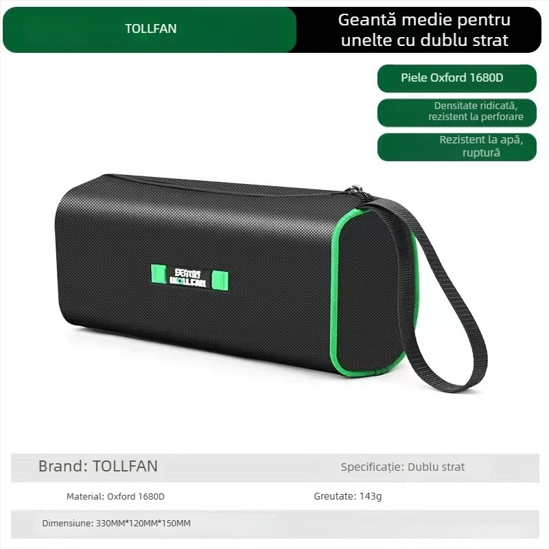 Volvan Geantă de unelte portabilă, Geantă pentru electrician, Kit hardware universal